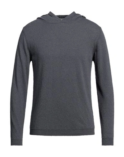Daniele Fiesoli Man Sweater Lead Size M Organic Cotton, Polyamide In Grey