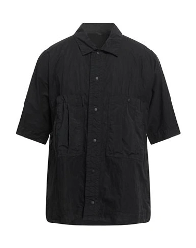 Nemen Man Shirt Black Size L Cotton, Polyamide