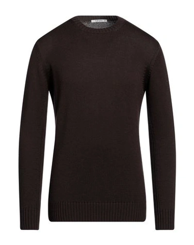 Kangra Man Sweater Brown Size 42 Wool