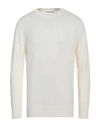 Kangra Cashmere Kangra Man Sweater White Size 44 Cotton In White