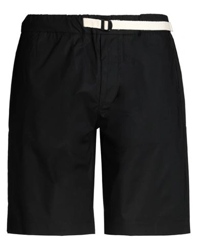 Takeshy Kurosawa Man Shorts & Bermuda Shorts Black Size 36 Cotton, Elastane