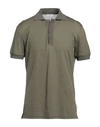 Paolo Pecora Man T-shirt Military Green Size M Cotton
