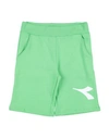 Diadora Babies'  Toddler Boy Shorts & Bermuda Shorts Green Size 6 Cotton