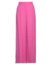 Federica Tosi Woman Pants Magenta Size 10 Acetate, Viscose