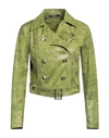 Siste's Woman Jacket Light Green Size L Polyester, Elastane