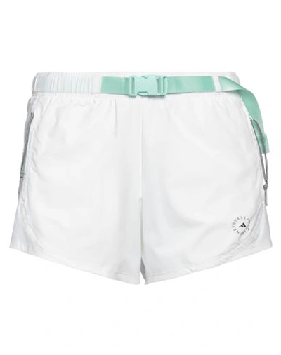 Adidas By Stella Mccartney Woman Shorts & Bermuda Shorts White Size M Recycled Polyamide, Elastane,