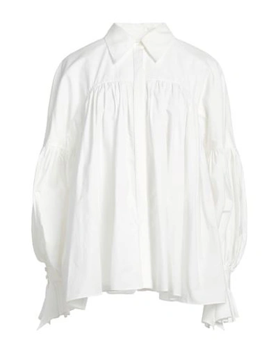 Khaite Woman Shirt White Size S Cotton