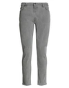 Michael Kors Mens Man Denim Pants Grey Size 36w-30l Cotton, Elastane