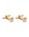 Dsquared2 Man Cufflinks And Tie Clips Gold Size - Brass, Tin Alloy