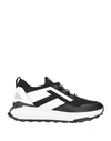 Tod's No Code Tod's No_code Man Sneakers Black Size 7 Textile Fibers, Soft Leather In Black