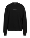 Ih Nom Uh Nit Man Sweatshirt Black Size Xl Cotton In Black