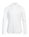 Paolo Pecora Man Shirt Ivory Size 15 ¾ Cotton In White