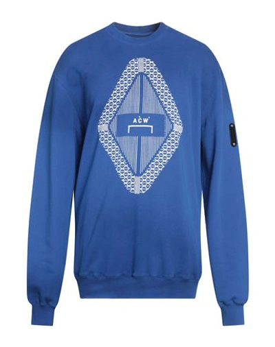 A-COLD-WALL* A-COLD-WALL* MAN SWEATSHIRT BLUE SIZE XL COTTON, ELASTANE