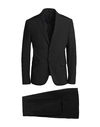 Havana & Co. Man Suit Black Size 42 Polyester, Viscose, Lycra