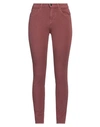Jacob Cohёn Woman Jeans Antique Rose Size 28 Cotton, Lyocell, Polyester, Elastane In Pink