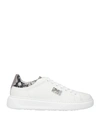 Cavalli Class Man Sneakers White Size 13 Soft Leather In White