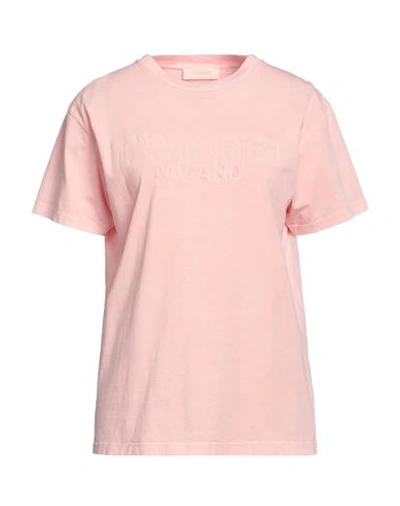 Twinset Woman T-shirt Pink Size Xxl Cotton