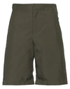 Oamc Vapor Shorts Bermuda In Forest