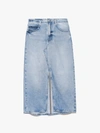 Frame The Midaxi Skirt Angled Seam In White
