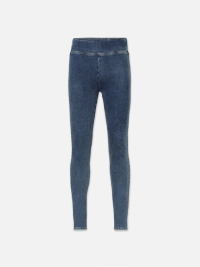 Frame Jetset Skinny Crop Jeans In Blue