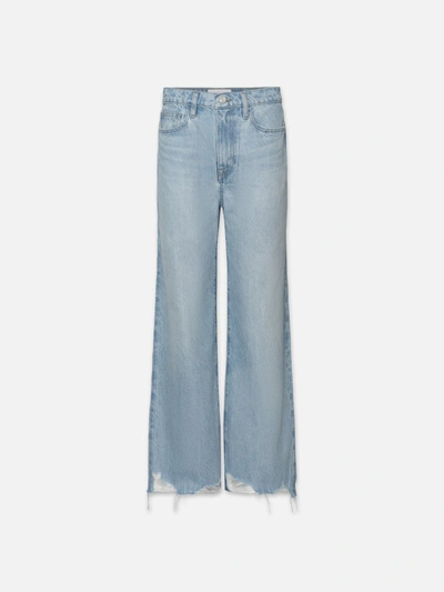 Frame Le Jane Wide Crop Jeans In Blue