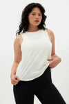 GIRLFRIEND COLLECTIVE IVORY RECYCLED COTTON MUSCLE TEE