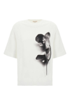 ALEXANDER MCQUEEN ALEXANDER MCQUEEN ORCHID PRINTED CREWNECK T