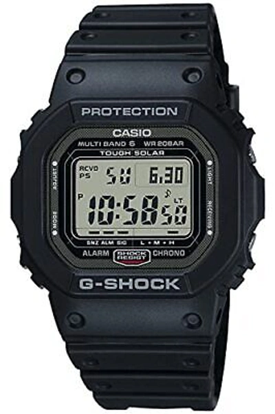 Pre-owned G-shock Casio Watch  Radio Solar Gw-5000u-1jf Men's Black