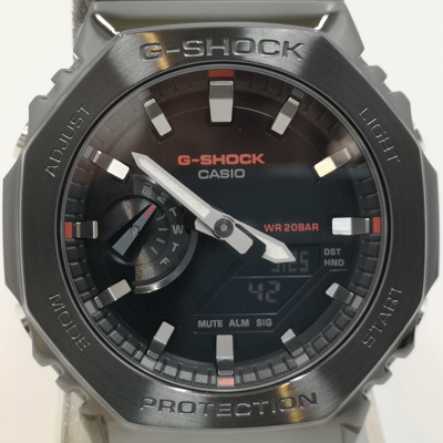 Pre-owned Casio G-shock Gm-2100cb-1ajf Black Metal Case Series Men's Watch In Box