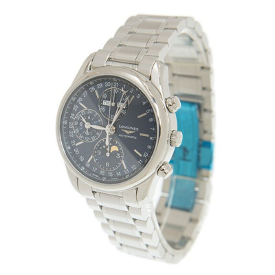 Pre-owned Longines Master Collection Chronograph Automatic Blue 40mm L2.673.4.92.6