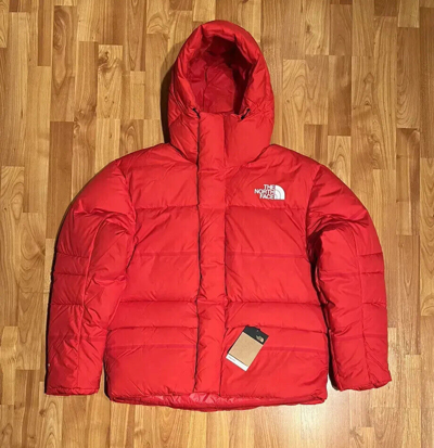 Pre-owned The North Face Men's  Goose Down Fill Rmst Himalayan Parka In Red 700 Fill