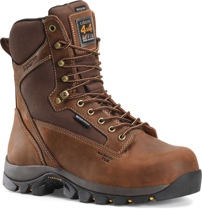 Pre-owned Carolina Men's 8 Inch Wp Ct Insulated Forrest Dark Brown