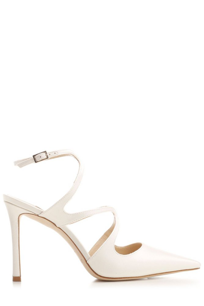 Jimmy Choo Azia 95 Pointed In White