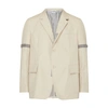 THOM BROWNE SINGLE-BRESTED JACKET WITH ARMBAND