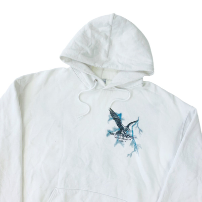 Pre-owned Travis Scott X Virgil Abloh Merchandise Hoodie In White
