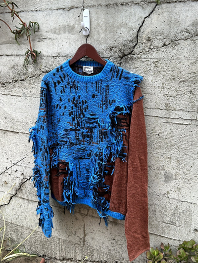 Pre-owned Acne Studios Grail  Runway Tassel Fringed Sweater In Multicolor