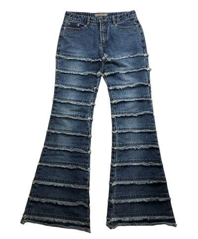 Pre-owned Hysteric Glamour X Vintage A2p Jeans Flared Hagi Pants Hysteric Inspired In Blue Jean