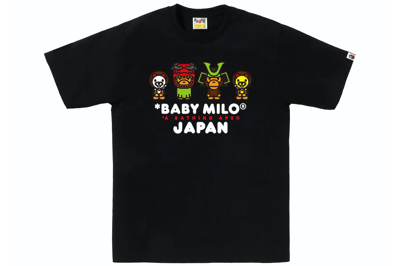 Pre-owned Bape Baby Milo Japan Tee Black