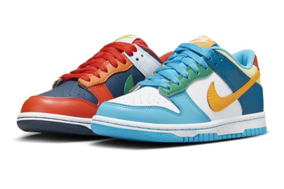 Pre-owned Nike Dunk Low What The (gs) In Multi-color/multi-color