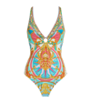 CAMILLA RING-DETAIL SWIMSUIT
