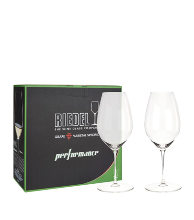 Riedel Set Of 2 Performance Riesling Glasses In Clear