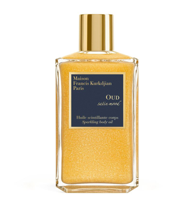 Maison Francis Kurkdjian Oud Satin Mood Scented Sparkling Body Oil, 6.7 Oz. In Multi