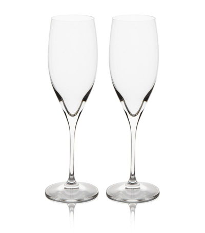 Riedel Set Of 2 Vinum Cuvee Prestige Glasses In Clear