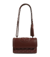 TORY BURCH SMALL LEATHER FLEMING SHOULDER BAG