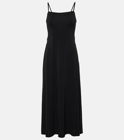 Eres Mila Jersey Maxi Dress In Noir