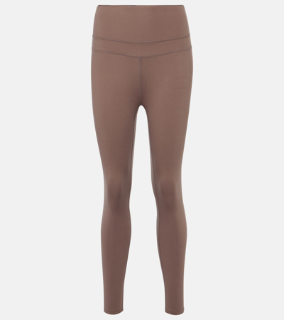 Varley Let's Move High-rise Leggings In Brown