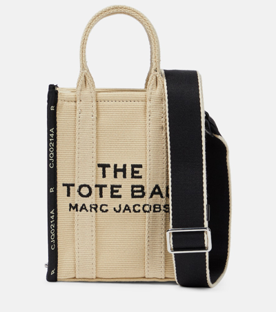 Marc Jacobs The Crossbody Tote Canvas Tote Bag In Neutral