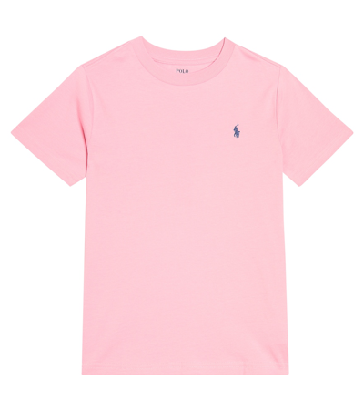 Polo Ralph Lauren Kids' Cotton Jersey T-shirt In Pink
