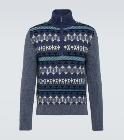 Loro Piana Cashmere Sweater In Blue