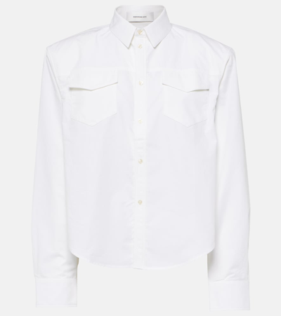 Wardrobe.nyc Cotton Shirt In White